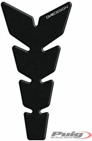 Puig Adhesive Tank Protection Puig Leather Black Tank Protective Sticker Black