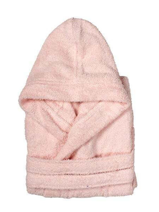 Dimcol Νο12 32121535002 Kids Swimming Bathrobe Pink with Hood