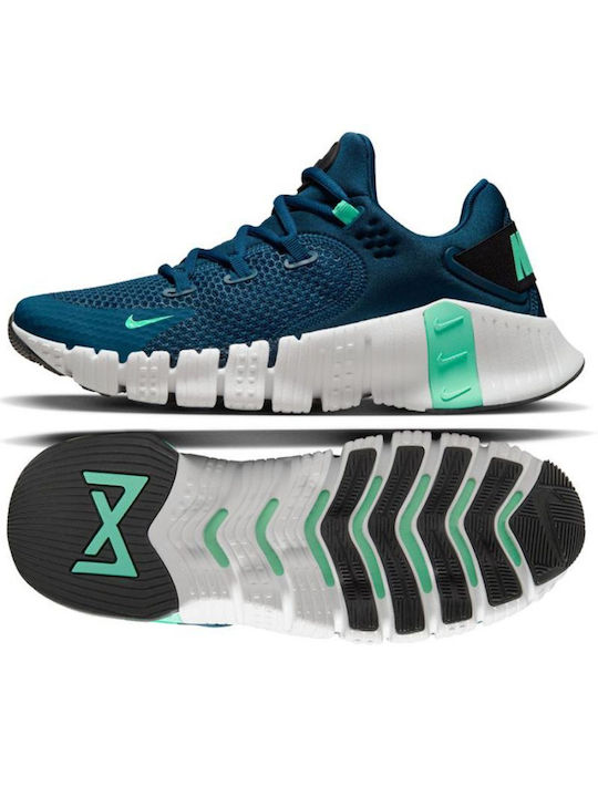 Nike Free Metcon 4 Ανδρικά Αθλητικά Παπούτσια για Προπόνηση & Γυμναστήριο Μπλε