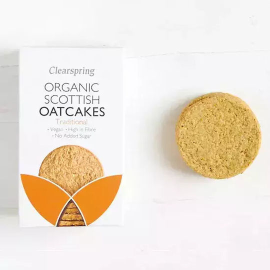 Clearspring Βιολογικά Μπισκότα Βρώμης Χωρίς Ζάχαρη Vegan 200gr