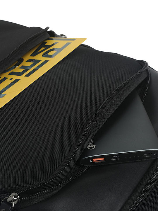 Tigernu Τσάντα Πλάτης για Laptop 15.6" με Θύρα USB σε Μαύρο χρώμα T-B9121