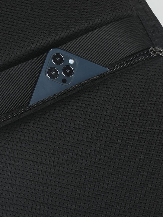 Tigernu Τσάντα Πλάτης για Laptop 15.6" με Θύρα USB σε Μαύρο χρώμα T-B9121