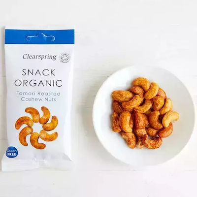 Clearspring Cashews with Yaemon Tamari Soy Sauce Roasted Salted 30gr