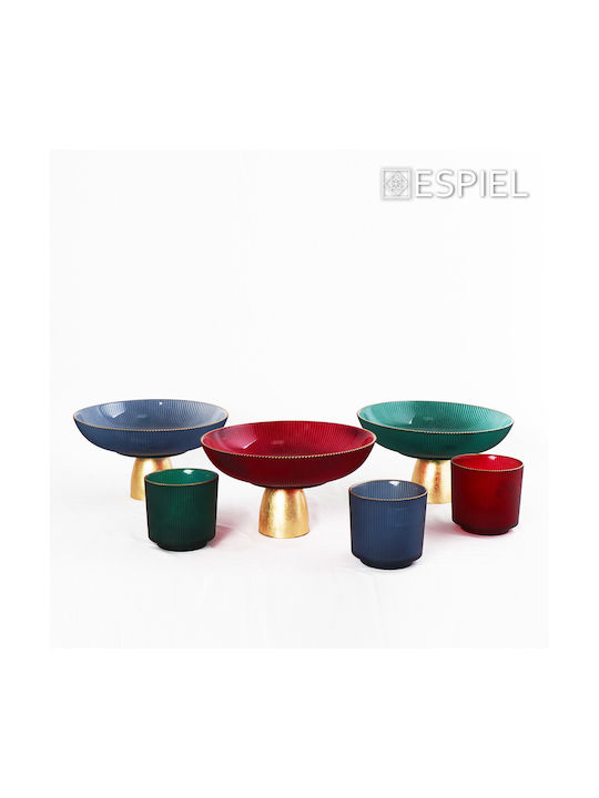 Espiel Decorative Vase Mystery Blue 15x15x15cm