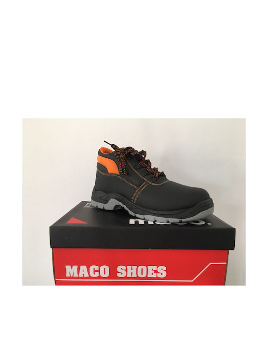 Maco Trenton Boots Work Black