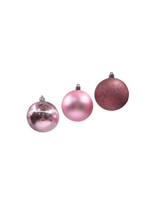 AGC Christmas Set Ornaments 8x8cm 12pcs (Μiscellaneous Colors)