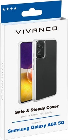 Vivanco Safe & Steady Back Cover Σιλικόνης Διάφανο (Samsung Galaxy A82 5G)