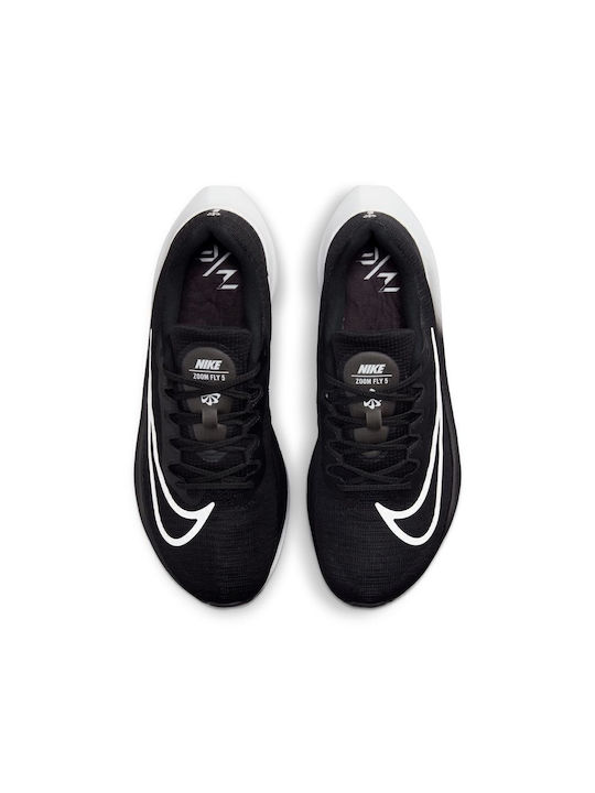 Zoom Fly 5 Ανδρικά Αθλητικά Παπούτσια Running Μαύρα