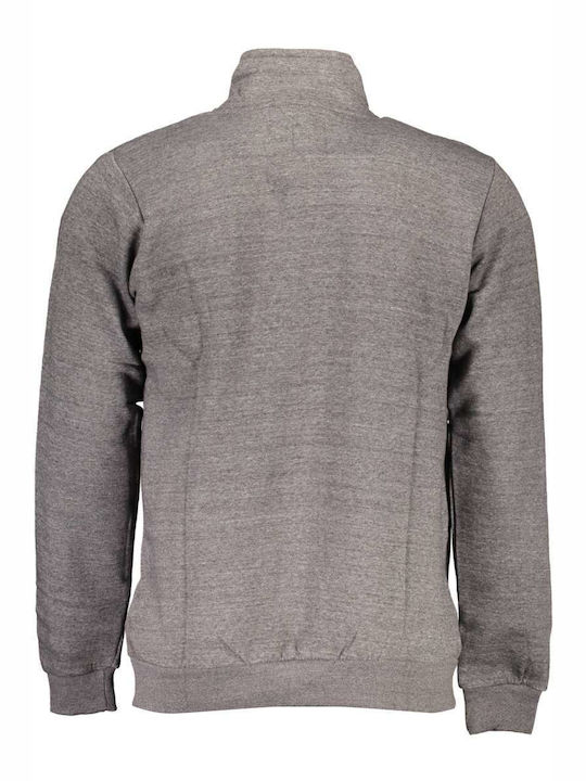 Gian Marco Venturi Fossile Men's Sweatshirt Jacket with Pockets Charcoal