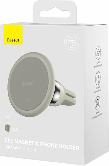 Baseus CA01 Auto Handyhalterung mit Magnet Weiß