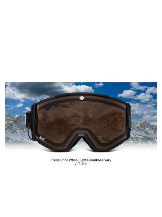 Spy Ace EC Ski & Snowboard Goggles Children with Lens in Braun Color