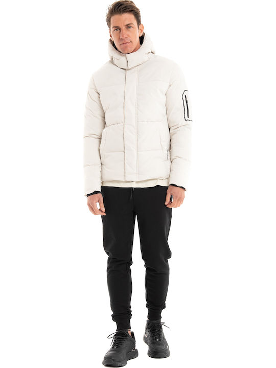 Winter Jacket Puffer Ecru