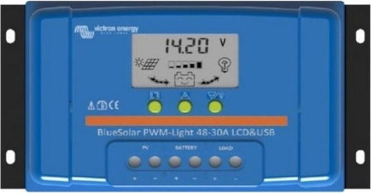 Victron Energy BlueSolar PWM-LCD&USB 48-20 Controler de încărcare solară 48V 20A