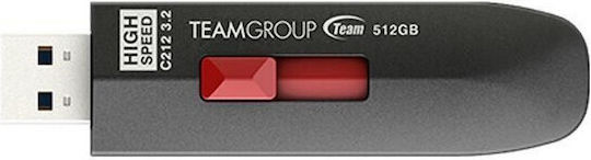 TeamGroup C212 512GB USB 3.2 Stick Μαύρο