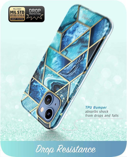 Supcase Cosmo 360 Full Cover Σιλικόνης 2mm Ocean Blue (iPhone 14 Plus)