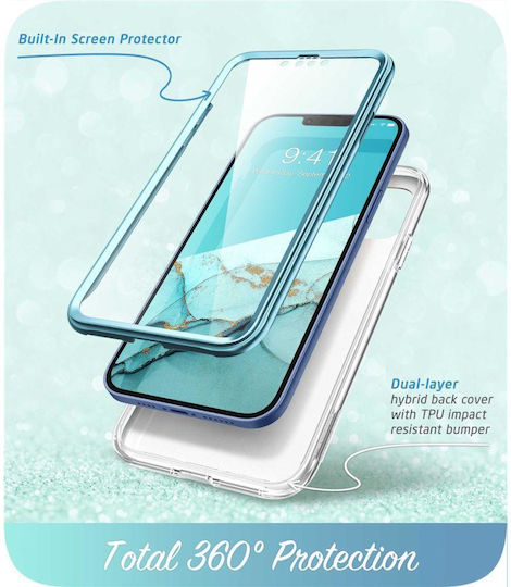 Supcase Cosmo 360 Full Cover Σιλικόνης 2mm Ocean Blue (iPhone 14 Plus)