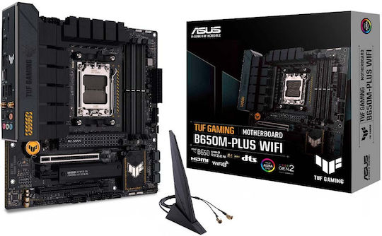 Asus TUF Gaming B650M-Plus WiFi Motherboard Micro ATX με AMD AM5 Socket 90MB1BF0-M0EAY0