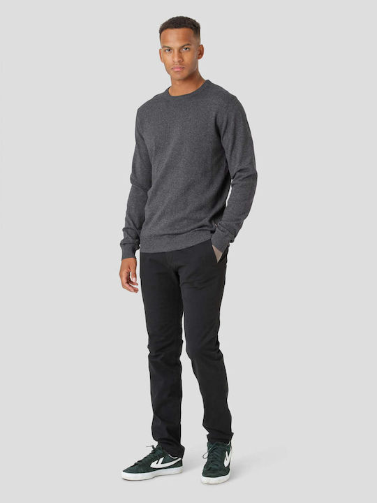 Marcus Men's Long Sleeve Sweater Gray