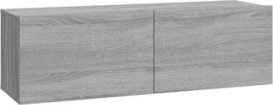 Living Room TV Unit Grey Sonoma L100xW30xH30cm