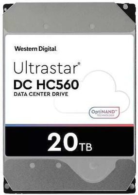 Western Digital Ultrastar DC HC560 SE 20TB HDD Hard Drive 3.5" SATA III 7200rpm with 512MB Cache for NAS / Server