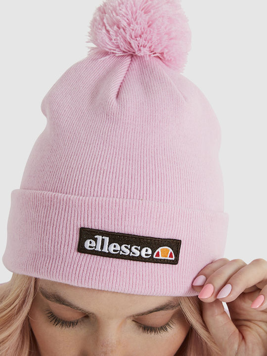 Pasteria Pom Pom Beanie Beanie Knitted in Pink color