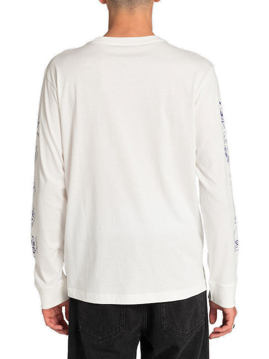 RVCA Dmote Gang Men's Long Sleeve Blouse White