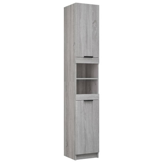 vidaXL 817070 Στήλη Μπάνιου Τοίχου 32x34x188.5cm Sonoma