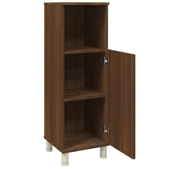 vidaXL Στήλη Μπάνιου Τοίχου Μ30xΒ30xΥ95cm Δρυς