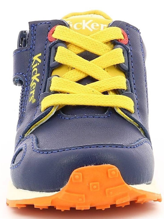 Denver Mid Παιδικά Sneakers High Navy Μπλε