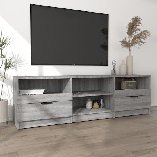TV-Ständer Grau Sonoma M150xT33,5xH45cm