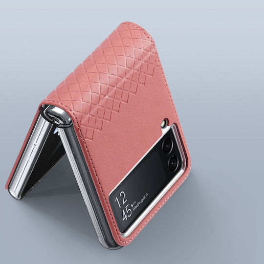 Dux Ducis Bril Umschlag Rückseite Synthetisches Leder Braun (Galaxy Z Flip4)