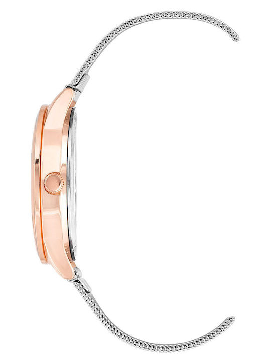 Juicy Couture Ρολόι Μπαταρίας με Μεταλλικό Μπρασελέ Juicy Couture Ρολόι Μπαταρίας με Μεταλλικό Μπρασελέ