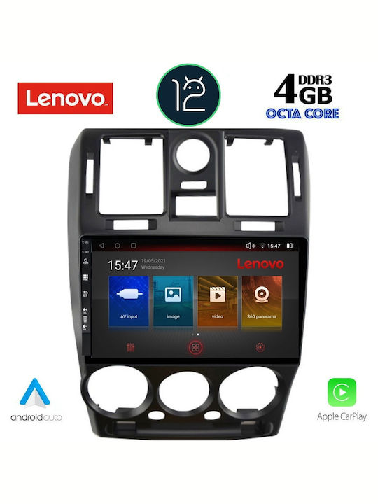 Lenovo Car Audio System for Hyundai Getz 2002-2011 (Bluetooth/USB/AUX/WiFi/GPS/CD) with Touch Screen 9"