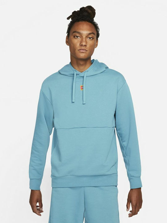 Sweatshirt mit Kapuze Hellblau