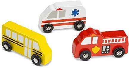 Melissa & Doug Town Spielzeugautos & Rennstrecken Set Für 3+ Jahre