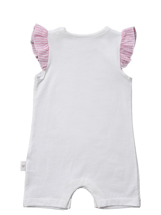 Matoufrance Baby Bodysuit Set Short-Sleeved Pink