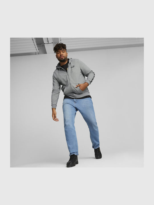 Ess+ Sweatshirt with Hood Gray