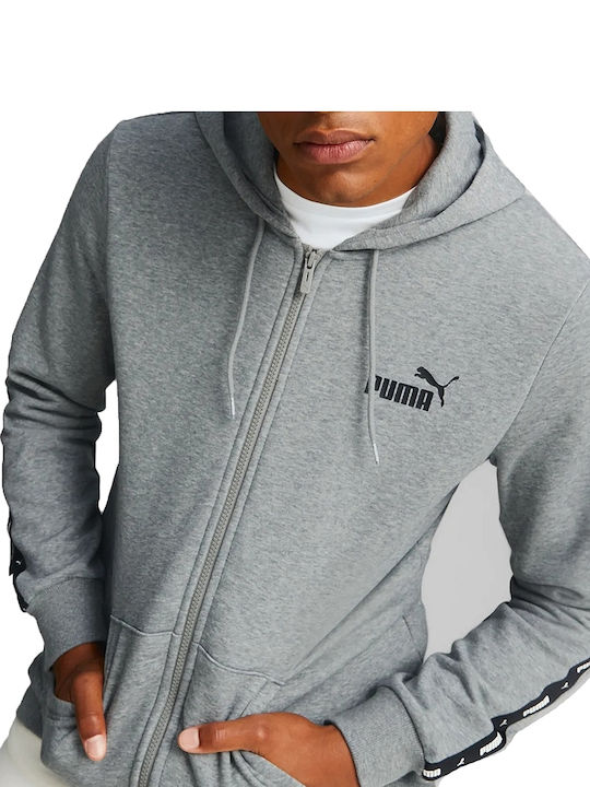 Ess+ Sweatshirt with Hood Gray