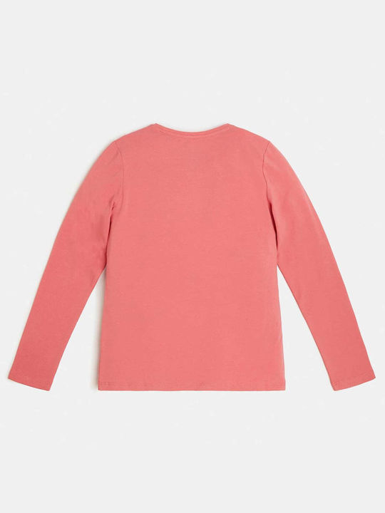 Guess Kids Blouse Long Sleeve Pink