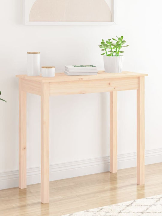 Solid Wood Console Table L80xW40xH75cm