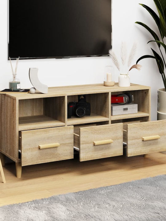 TV-Ständer Sonoma Eiche M102xT36xH50cm