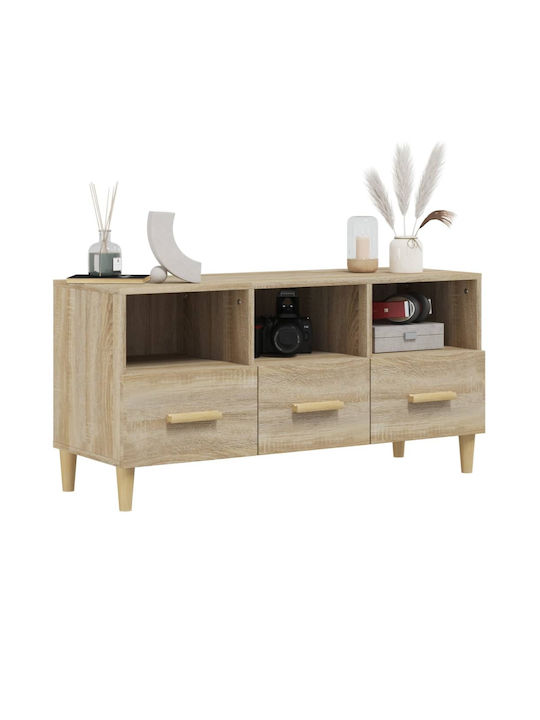 TV-Ständer Sonoma Eiche M102xT36xH50cm