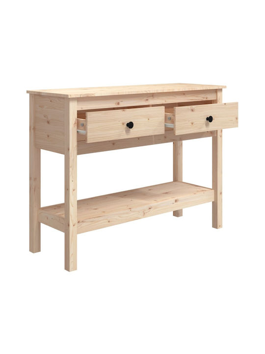 Solid Wood Console Table L100xW35xH75cm