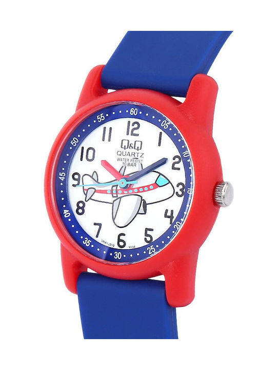 Q&Q Kids Analog Watch with Rubber/Plastic Strap Blue