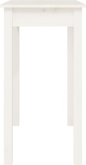 Конзолна маса Бял Д80xШ40xВ75cm
