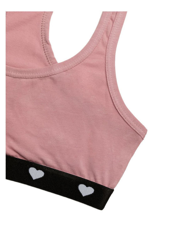 Minerva Kids' Bralette Pink