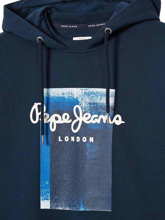Pierce Sweatshirt mit Kapuze Marineblau