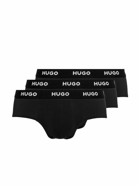 Herren Slips Schwarz 3Packung
