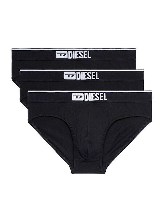 Herren Slips Schwarz 3Packung