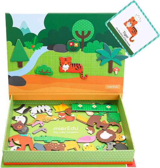 Mieredu Magnetic Construction Toy Animal World for Children Aged 3+